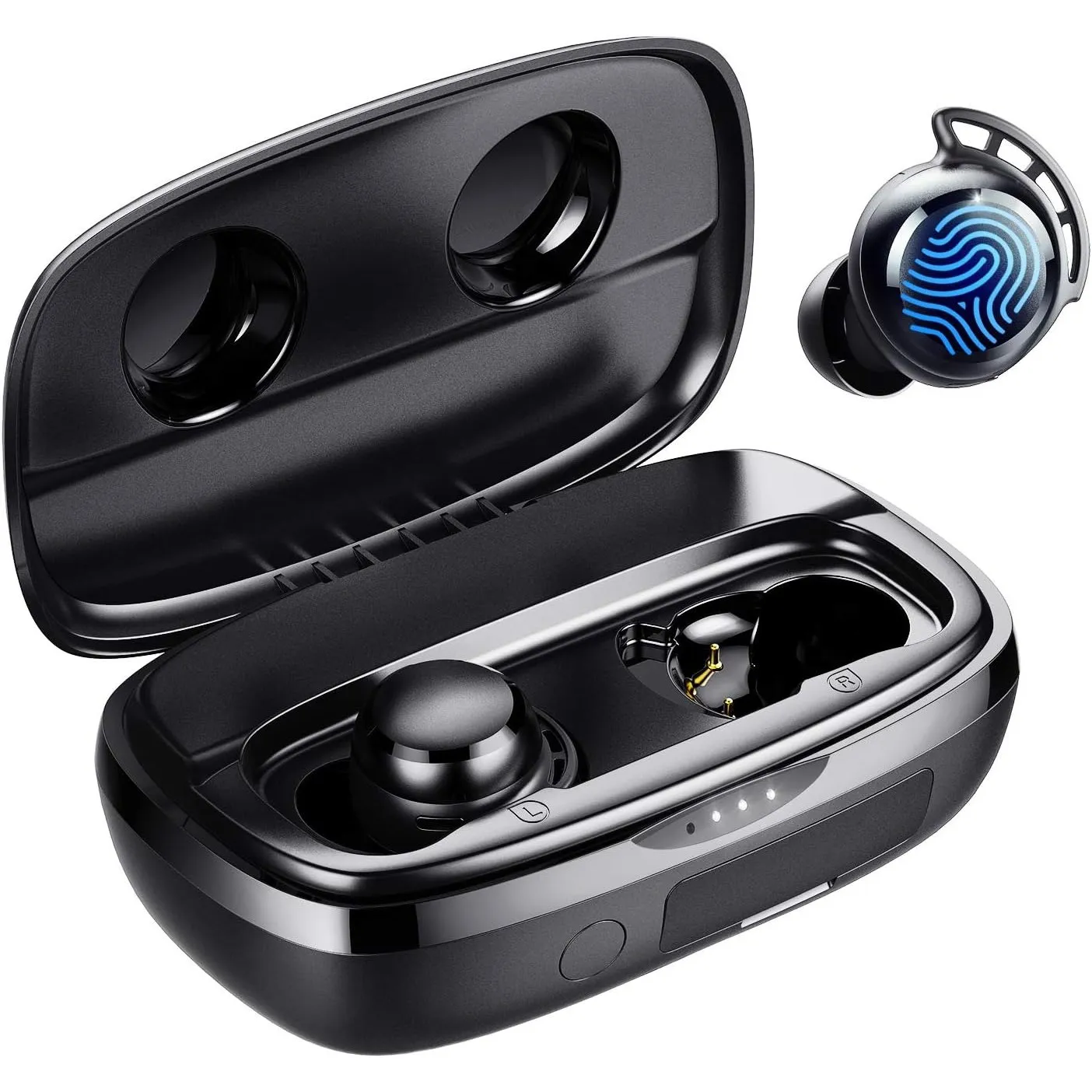 Tribit FlyBuds 3 Kabellose Bluetooth Kopfhörer In-Ear, 110 Std., schwarz
