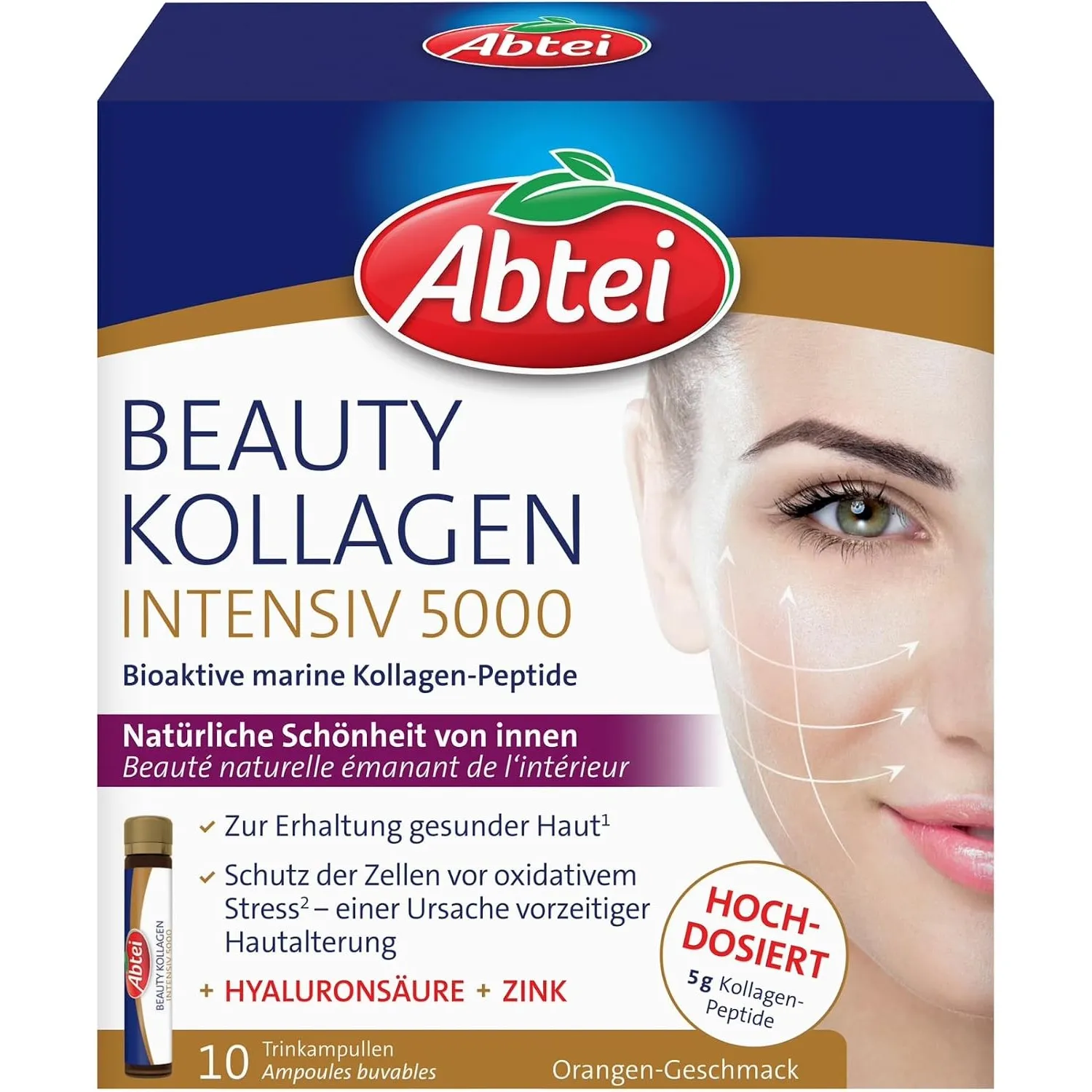 ABTEI Beauty Kollagen Intensiv 5000 - Kollagen-Trinkampullen - 10 St.