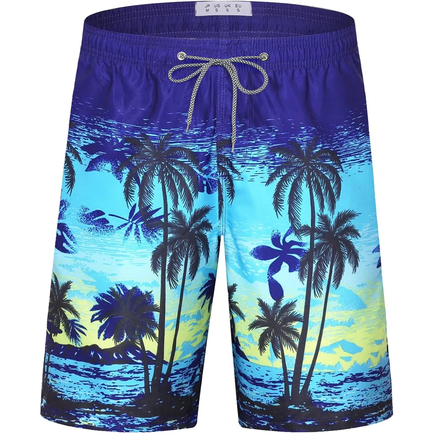 APTRO Herren Badehose Lang Badeshorts Schnelltrocknend Boardshorts Freizeit Short mit Innenslip