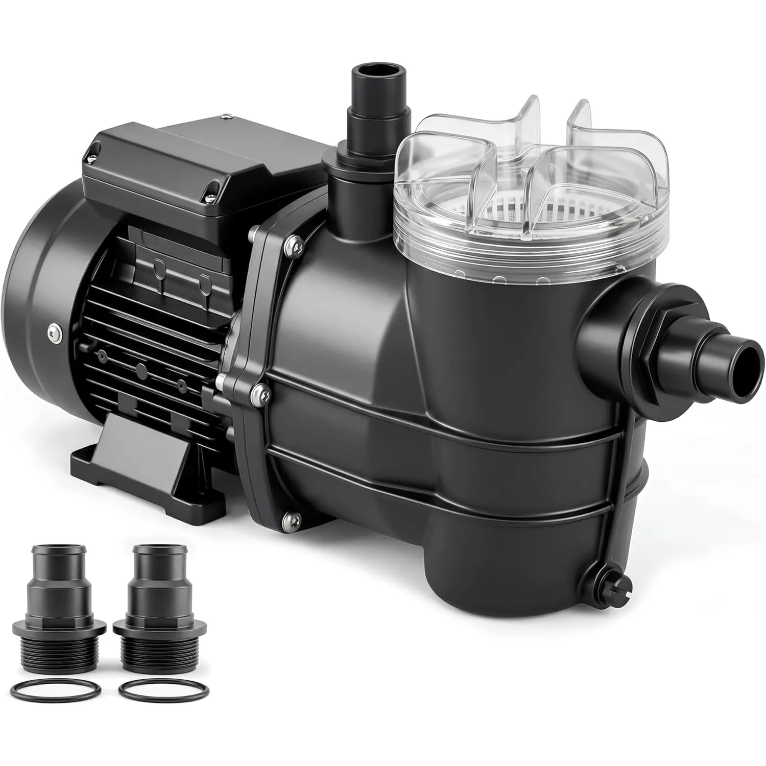 Monzana® Filterpumpe 9.960 l/h mit Vorfilter Poolpumpe Umwälzpumpe Sandfilter Pool Pumpe 9,0m Förderhöhe Poolfilter
