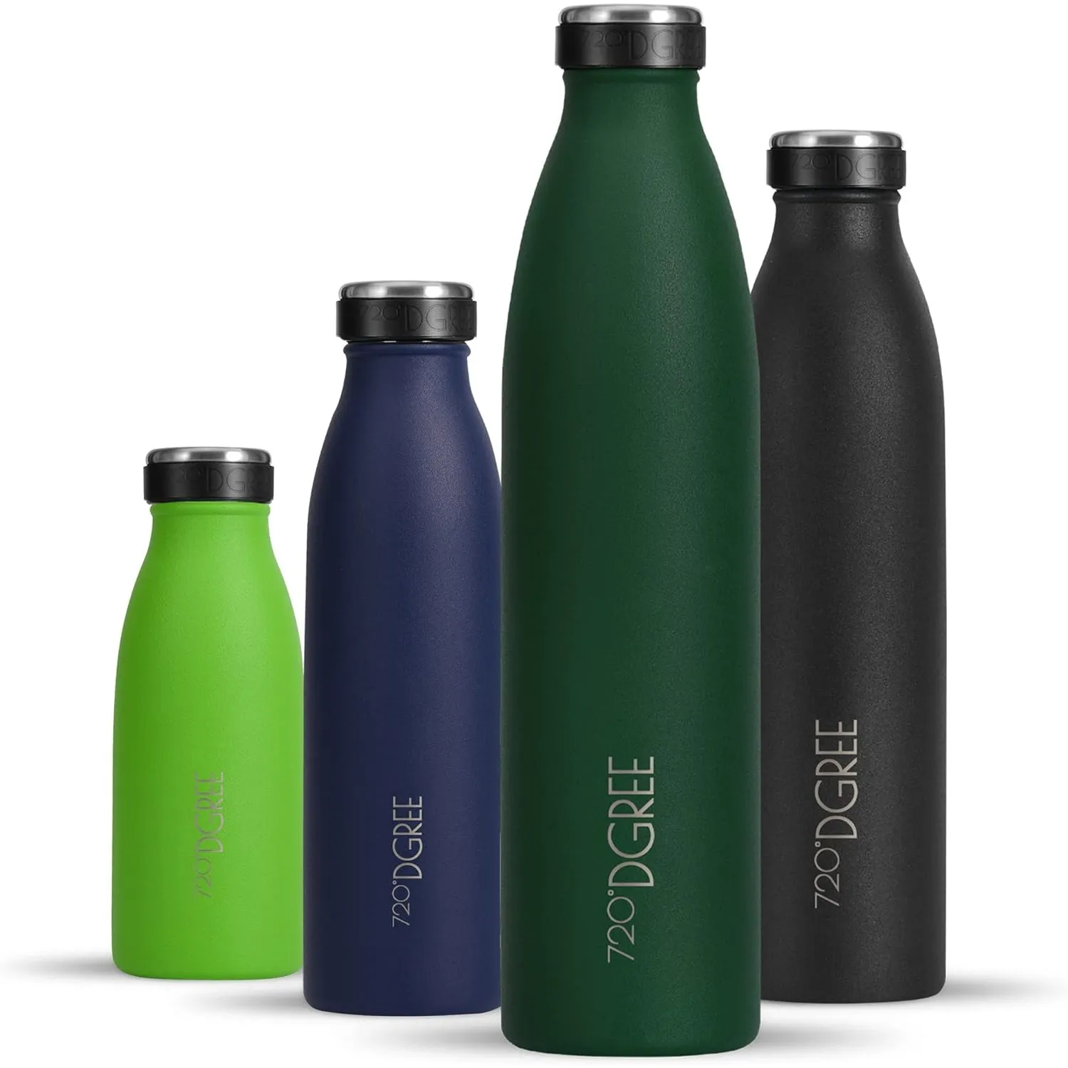 720°DGREE Edelstahl Trinkflasche “milkyBottle” - 750ml - BPA-Frei, Auslaufsicher, Kohlensäure geeignet - Thermosflasche…