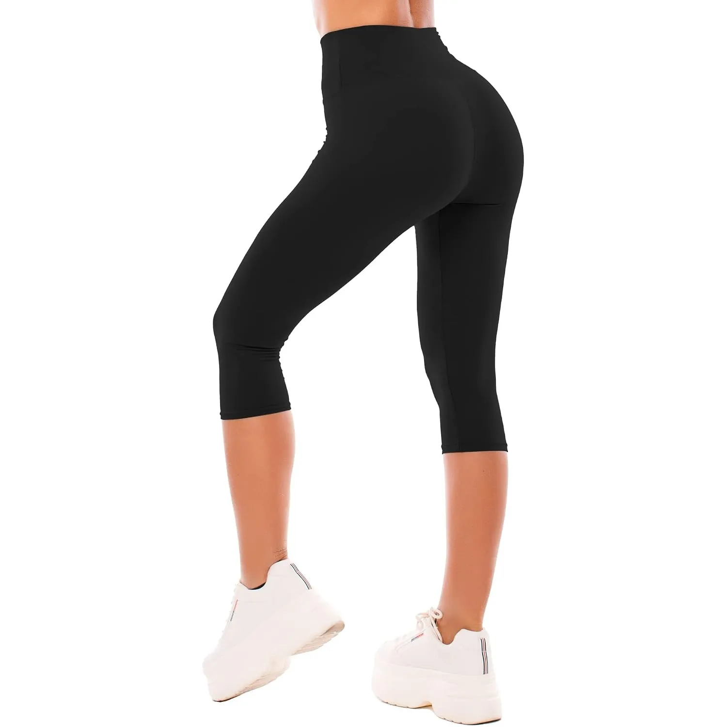 SINOPHANT Leggings Damen 3/4 High Waist Elastische Blickdicht Große Größen Leggins