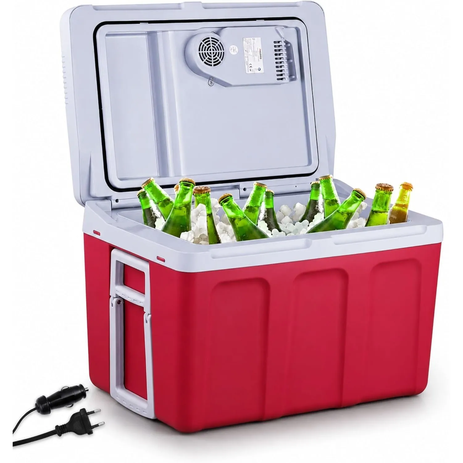 Arebos 40 Liter Kühlbox | zum Kühlen & Warmhalten | Mini Kühlschrank | Mobil Kühlschrank mit ECO Modus | 12/230 V für A…