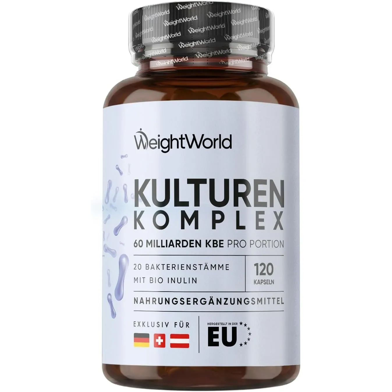 WeightWorld Kulturen Komplex mit 60 Mrd. KBE - 120 vegane Kapseln