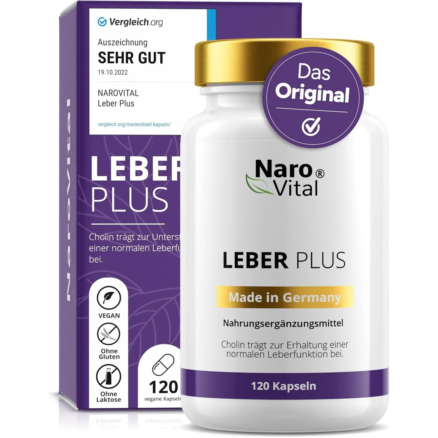 Leber Kur Mariendistel Kapseln hochdosiert - 120 Leberkapseln