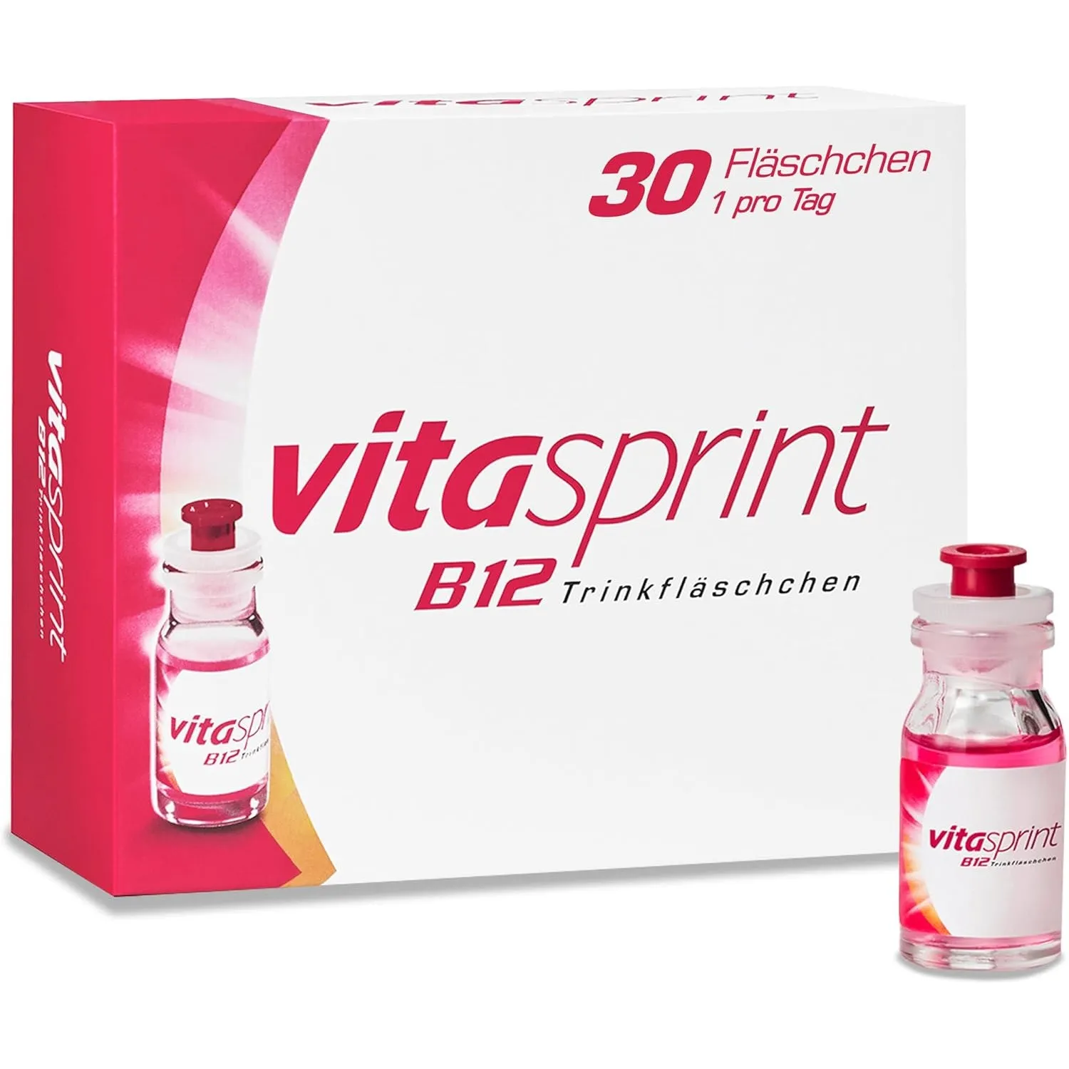 Vitamin B12 – Vitasprint B12 Trinkampullen, 30 Trinkfläschchen