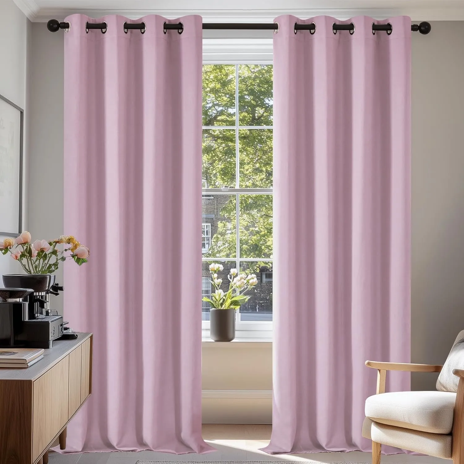 Deconovo Blackout curtains, thermal curtains, sound insulation, opaque curtains