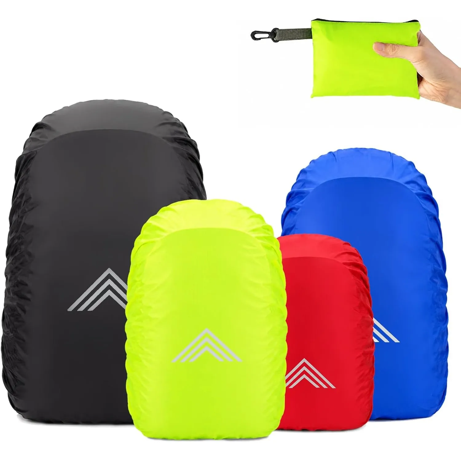 Frelaxy Regenschutz für Rucksäcke Schulranzen(15–90 L),