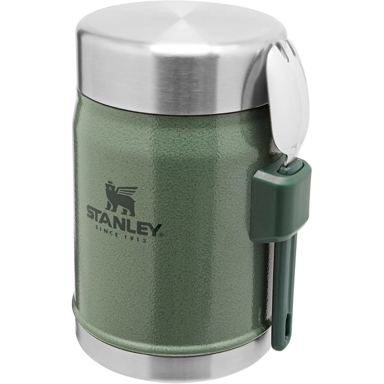 STANLEY 1913 Classic Legendary Food Jar mit Spork 400 ml - Hammertone Green