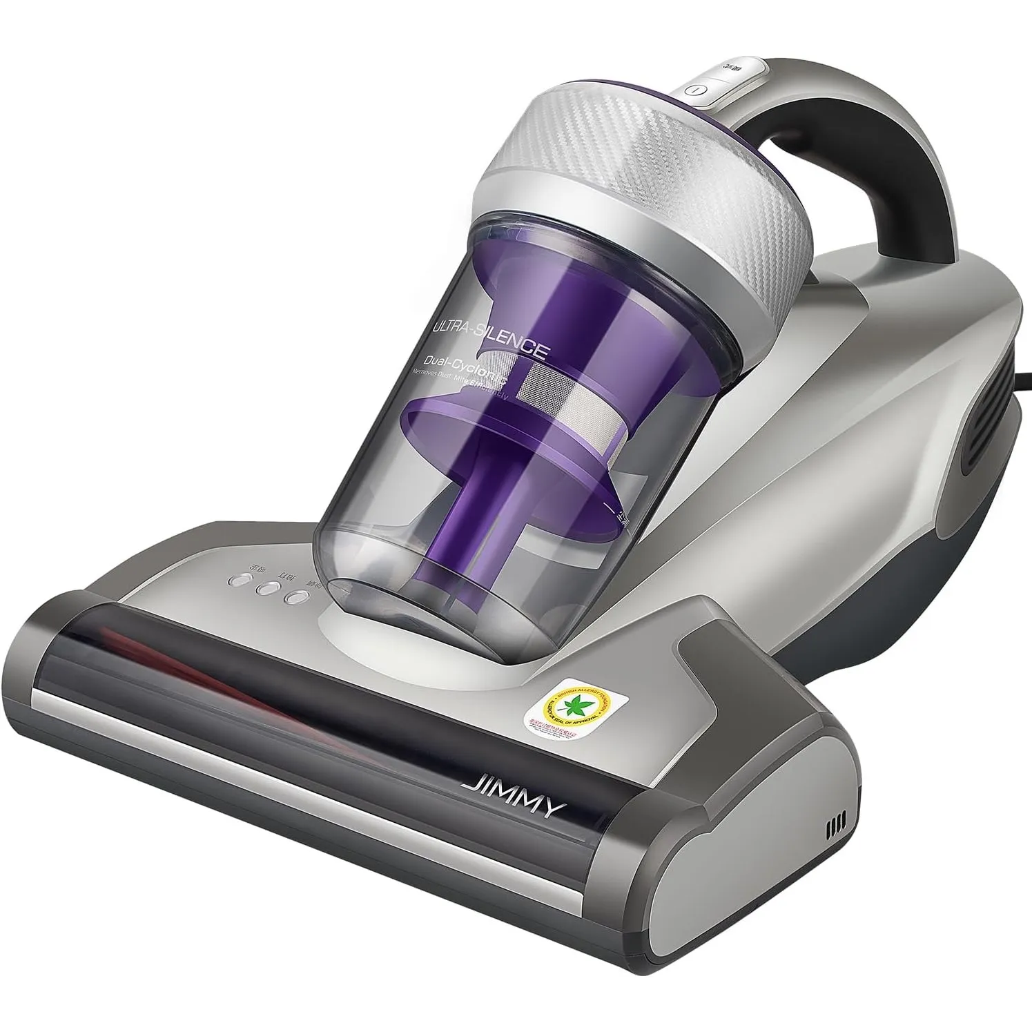 Jimmy JV35 Milbensauger für Matratzen mit UV-C Licht 700W Leistung, Matratzensauger mit Heißer Wind Funktion, Doppelter…