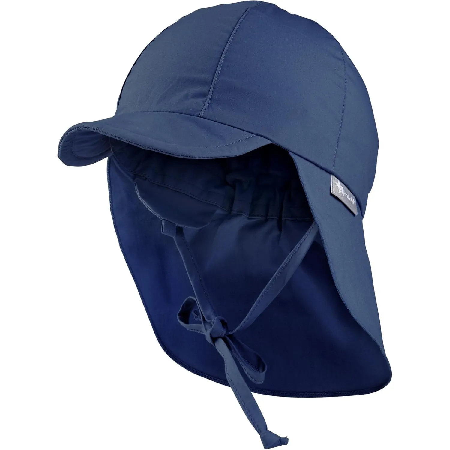 Sterntaler Schirmmütze Nacken - Unisex Baby- und Kinder Mütze mit Nackenschutz und einsteckbaren Ohrenklappen - UV-Schu…