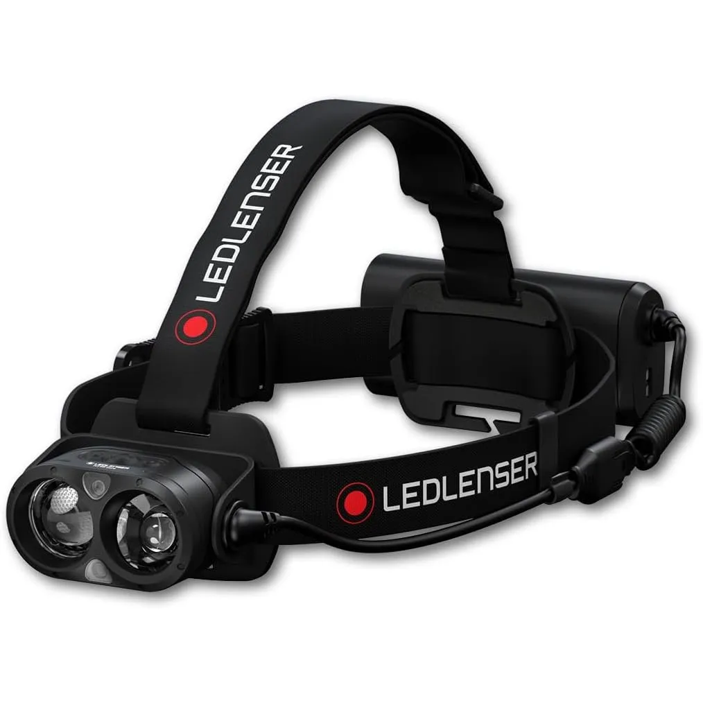 Ledlenser H19R Core Akku-LED-Stirnlampe, 3500 lm, 330m Leuchtweite, IP68 | Separate Modi für Punktlicht, Flutlicht & Ro…