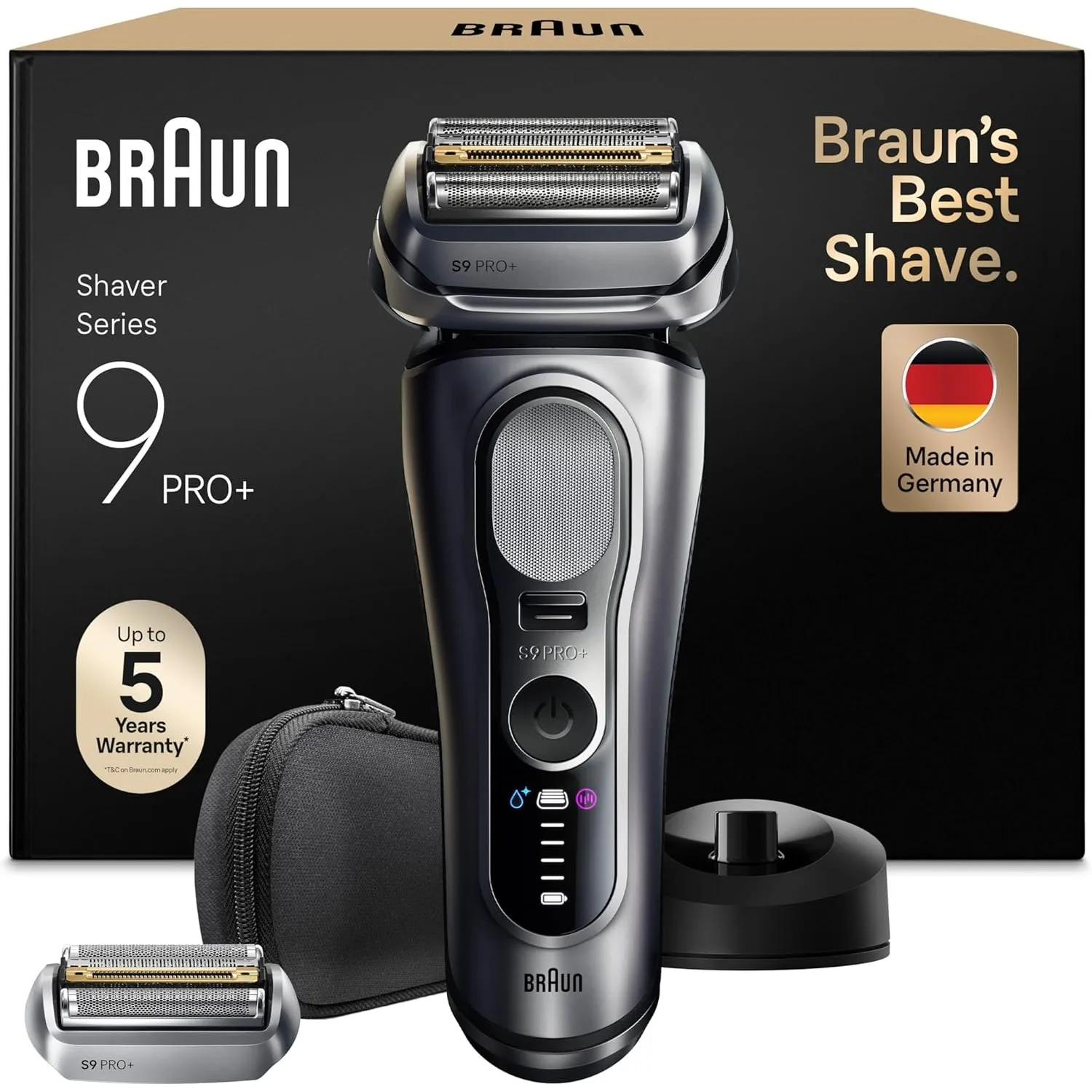 Braun Rasierer Herren Elektrisch Series 9 PRO+, 9617psi, Silber