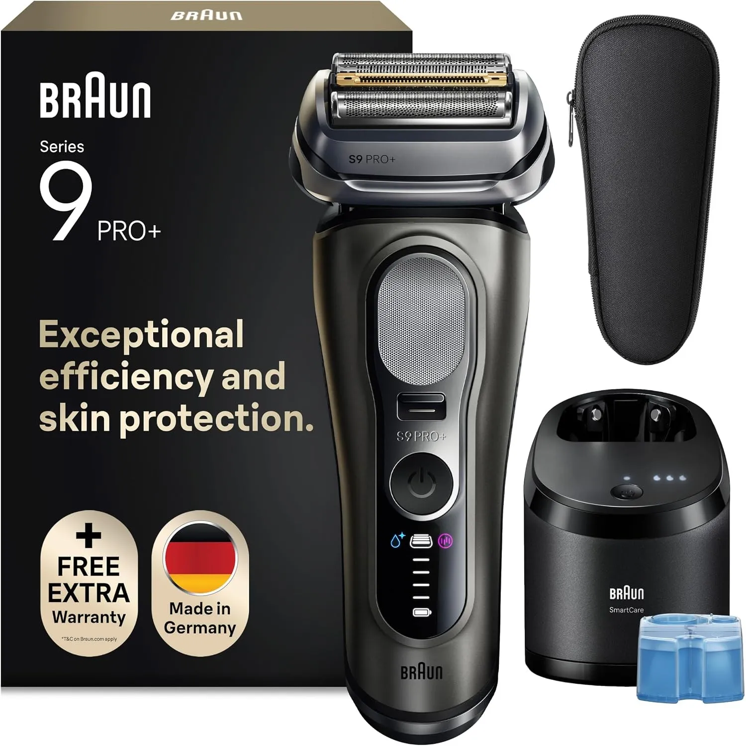 Braun Rasierer Herren Elektrisch Series 9 PRO+, 9665cce, Graphit