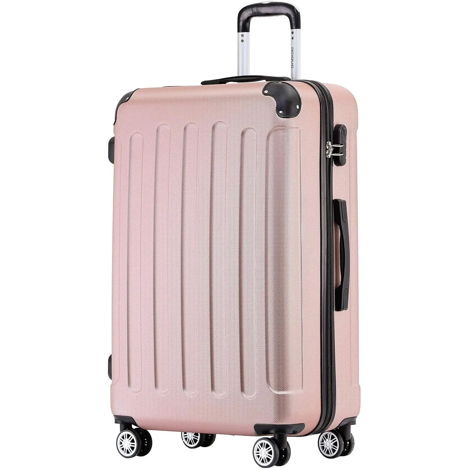 BEIBYE Hartschalenkoffer XL 76 cm – großer Reisekoffer für Familienreisen, leicht, robust, ABS, 360° Doppelrollen, Zahl…