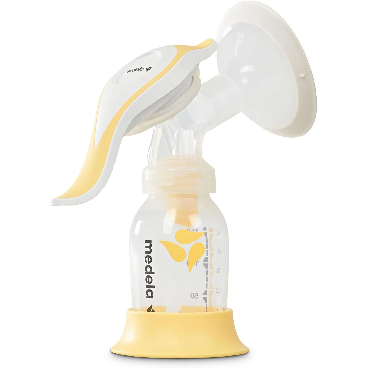Medela Harmony Handmilchpumpe – Kompaktes Schweizer Design – Manuelle Milchpumpe mit PersonaFit Flex Brusthauben und 2-…