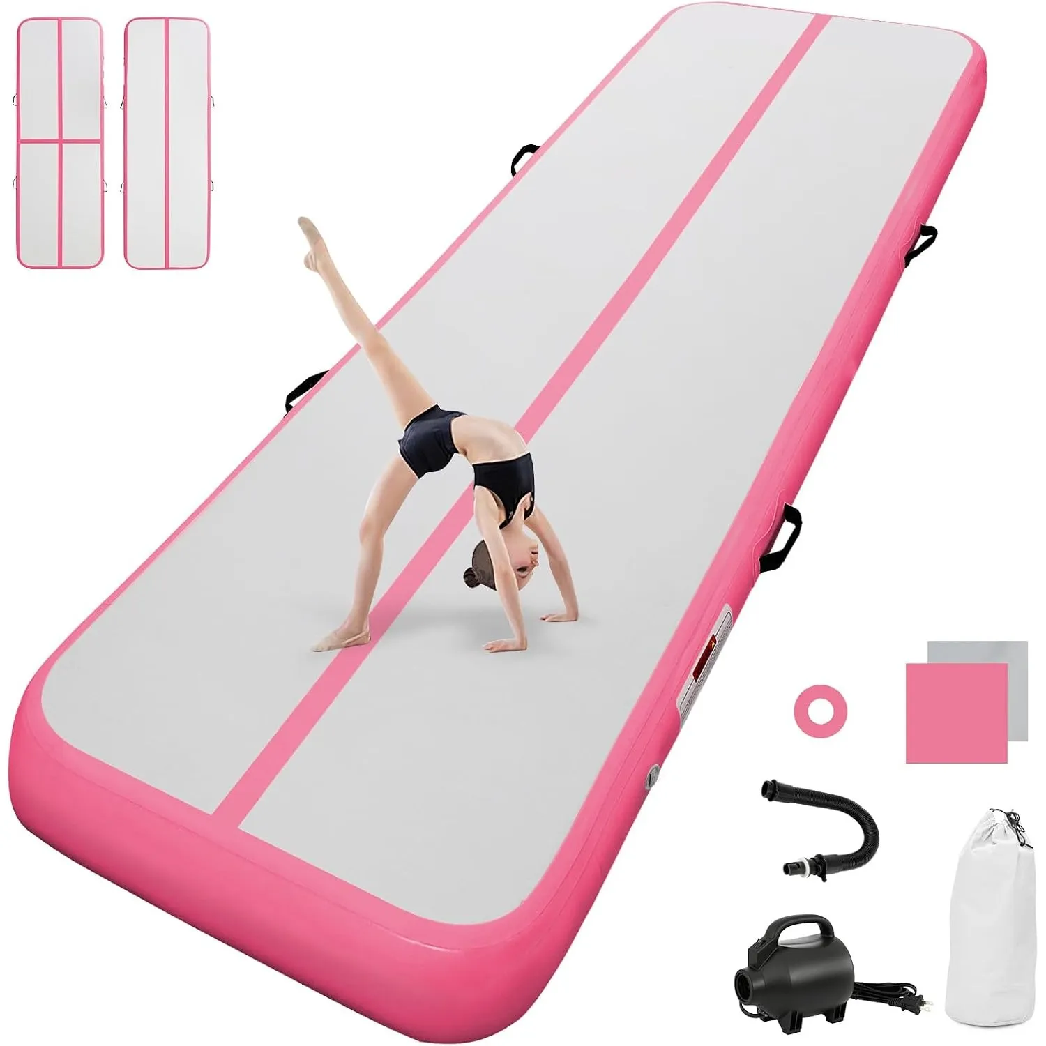 airtrack matte mit elektrischer Luftpumpe 10CM/20CM hoch 2M/3/4M/5M/6M Tumbling Matten Aufblasbare turnmatte Matte gymn…