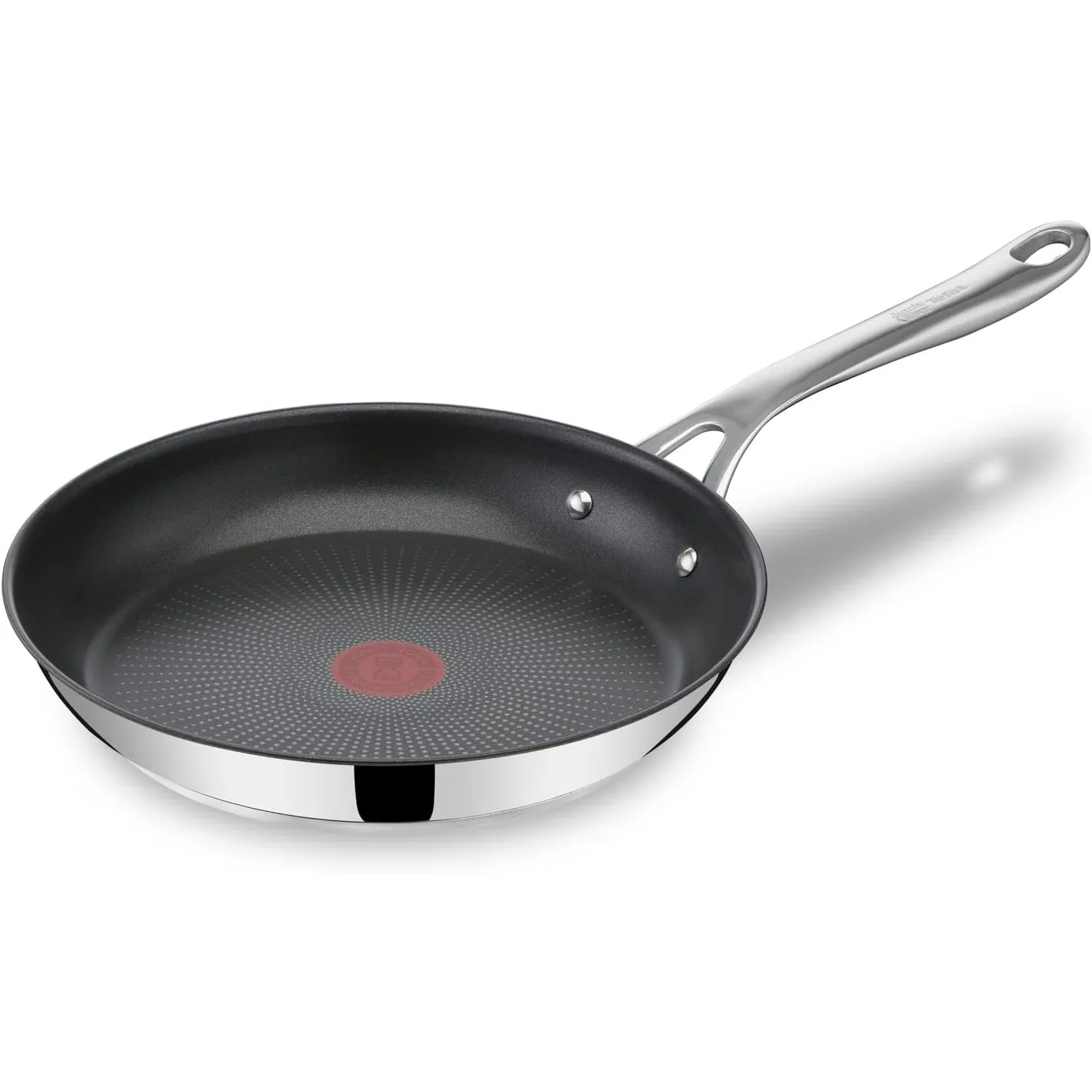Tefal Jamie Oliver Cook's Direct On Bratpfanne 24 cm, Pfanne Induktion, Antihaftbeschichtung, Thermo-Signal bei idealer…