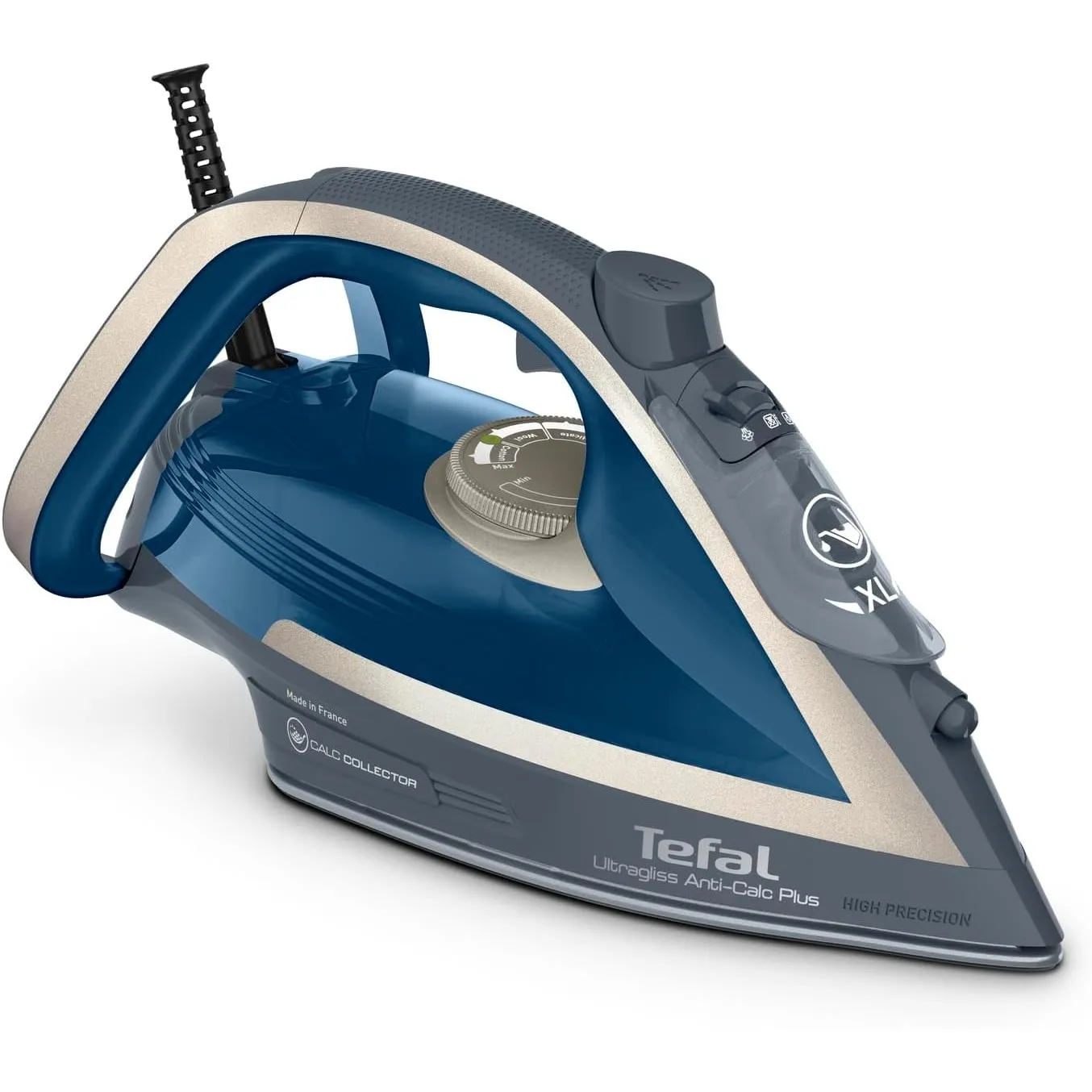 Tefal Dampfbügeleisen Ultragliss Plus, 2800 W, abnehmbarer Kalk-Kollektor, kratzfeste Bügelsohle, 50 g/Min. Dampfabgabe…