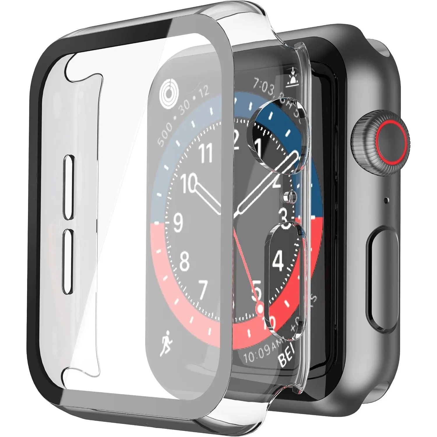 Misxi Hülle mit Displayschutz für 40mm Apple Watch SE3/SE2/SE/6/5/4