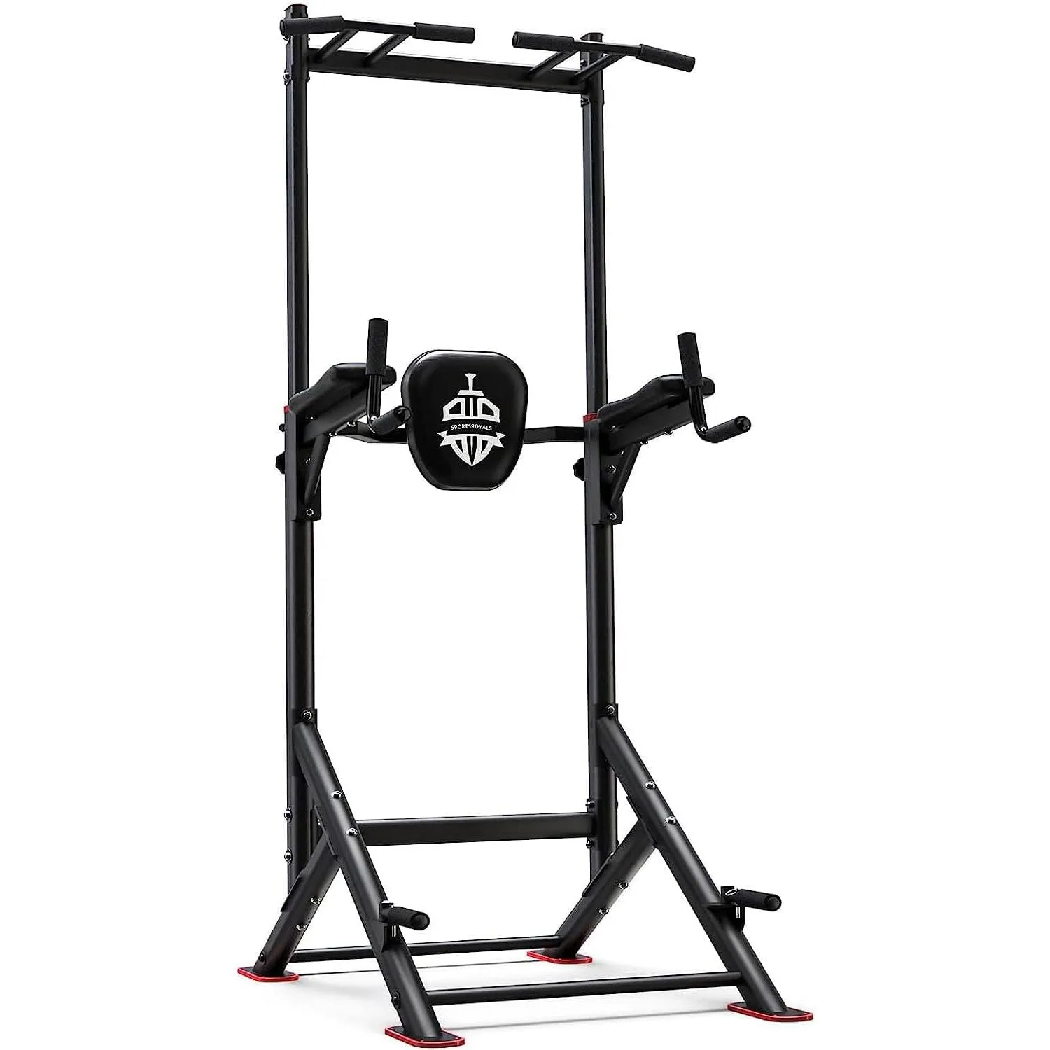 Sportsroyals Power Tower, Dip-Station, Klimmzugstange für das Krafttrainingsgerät im Heim-Fitnessstudio, 204 kg