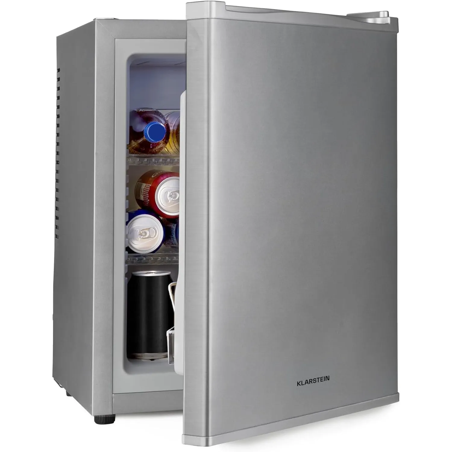 Klarstein Mini Kühlschrank für Zimmer, 33L Mini-Kühlschrank für Getränke & Kosmetik, Kleine Minibar, Kühlschrank Klein …