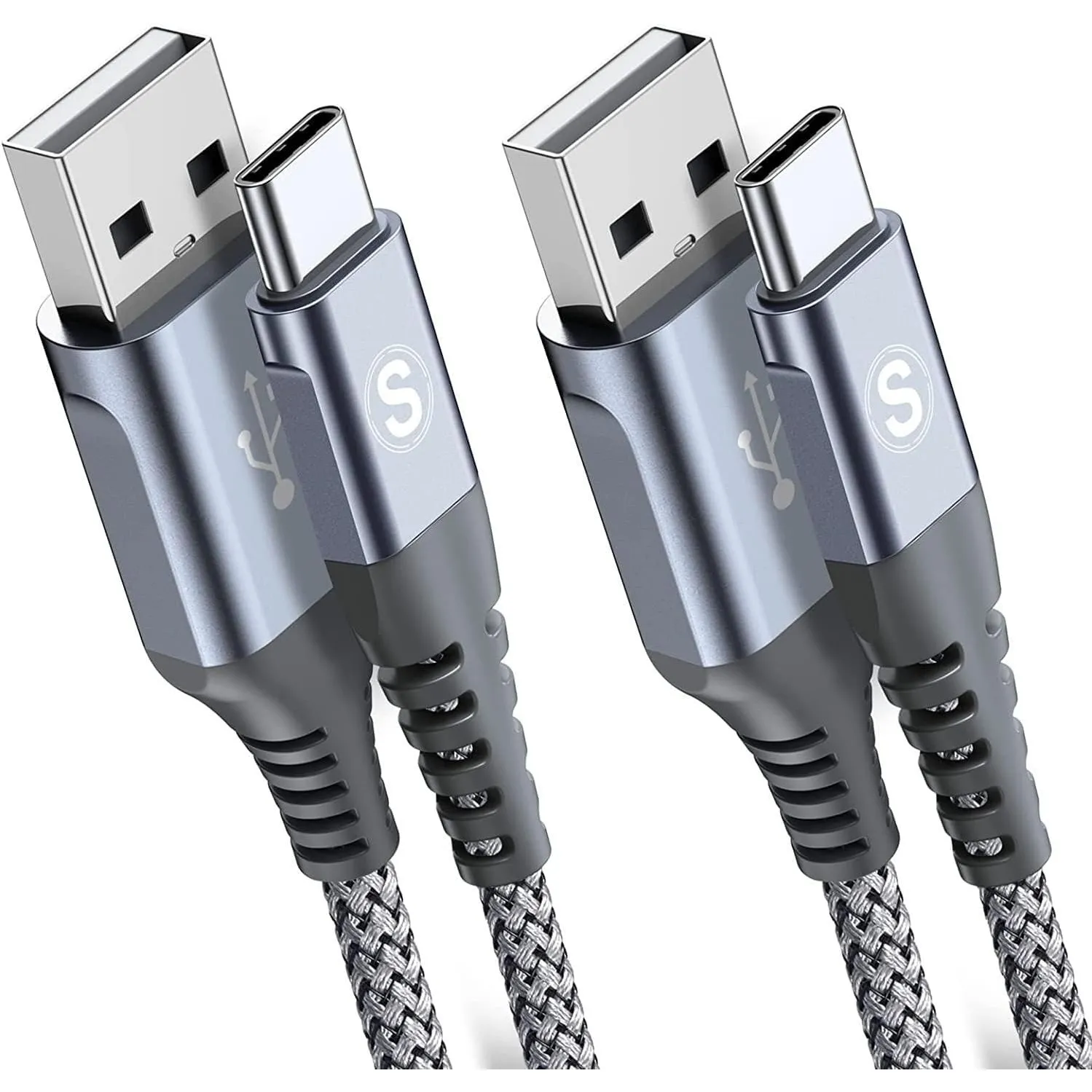 sweguard USB C Kabel 3.1A [2Stück 3m] Schnellladung, Ladekabel USB C Nylon für iPhone 15 16 Pro Max, Samsung Galaxy S24…