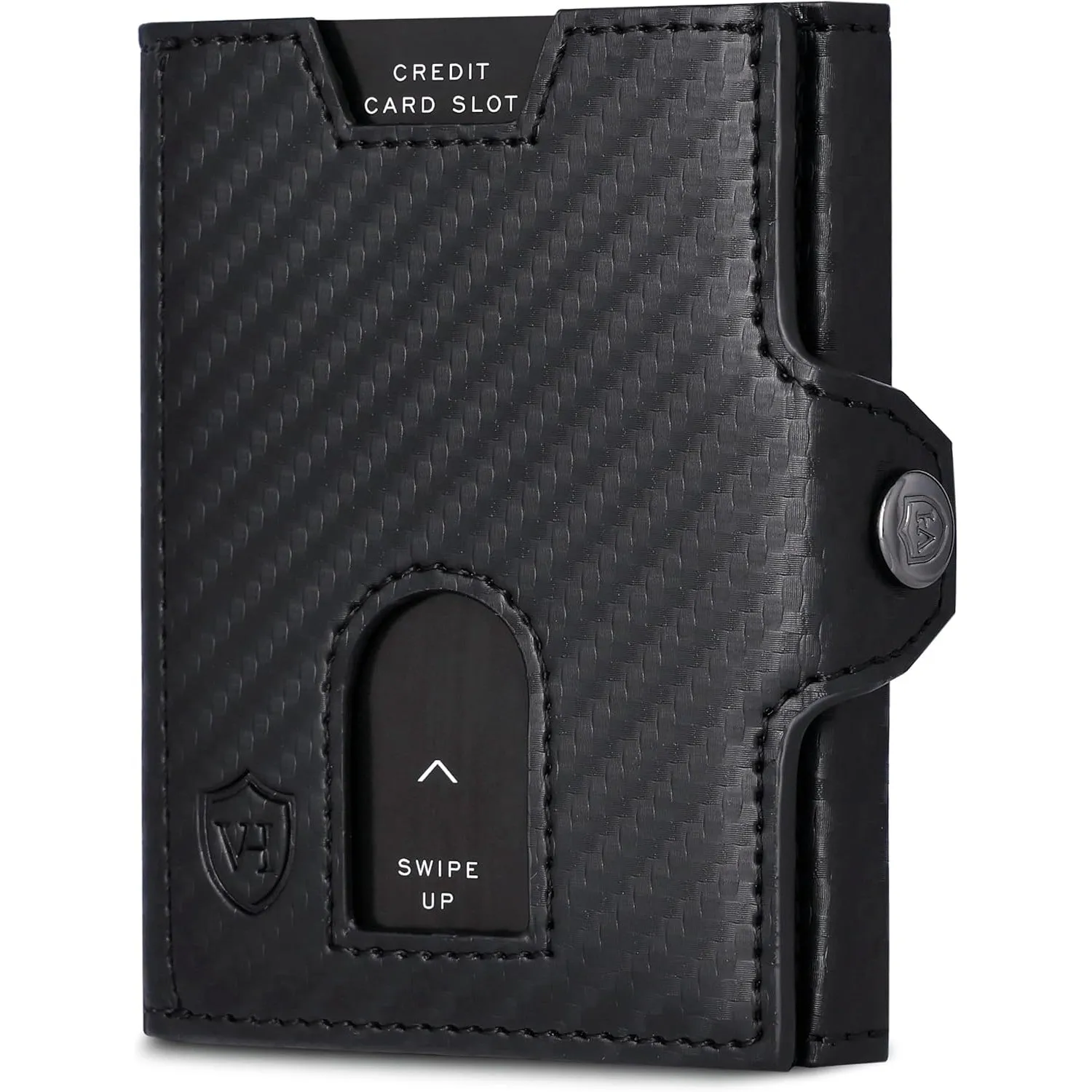 VON HEESEN Slim Wallet mit XXL Münzfach & RFID-Schutz - Leder Geldbeutel - Mini Geldbörse für Herren und Damen - Karten…