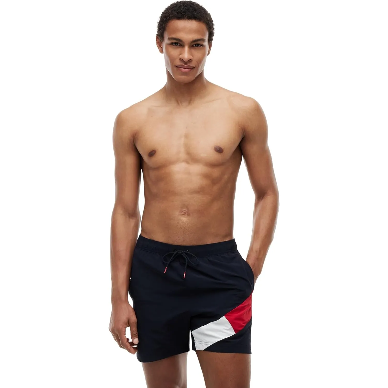 Tommy Hilfiger Herren Badehose SF Medium Drawstring Mittellang