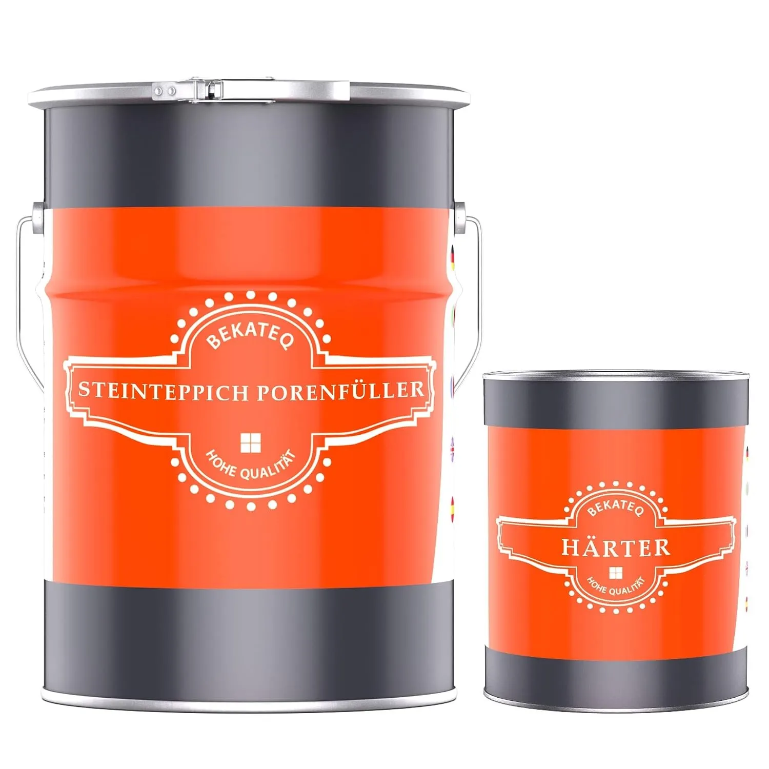 BEKATEQ BK-640EP 2K Steinteppich Porenfüller, 15 kg farblos I 2-komponentiger Epoxidharz-Porenfüller I Besonders geeign…