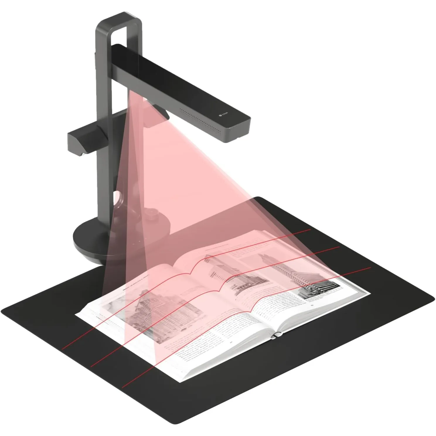 CZUR Aura Pro Tragbarer A3 Buchscanner 14MP Scanner mit OCR für Homeoffice