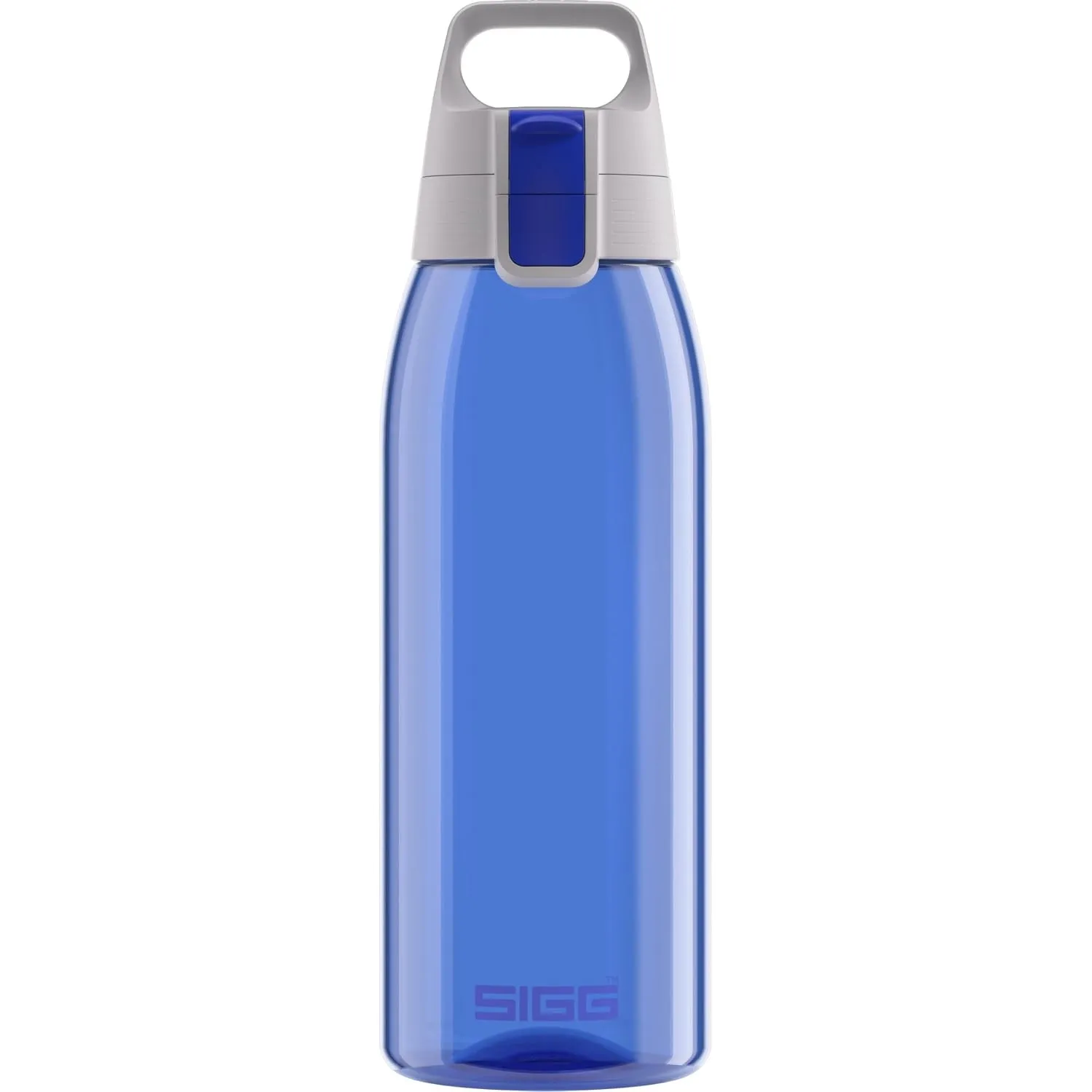 Sigg - Tritan Trinkflasche - Total Color ONE Blue - Für Kohlensäurehaltige Getränke Geeignet - Spülmaschinenfest - Ausl…