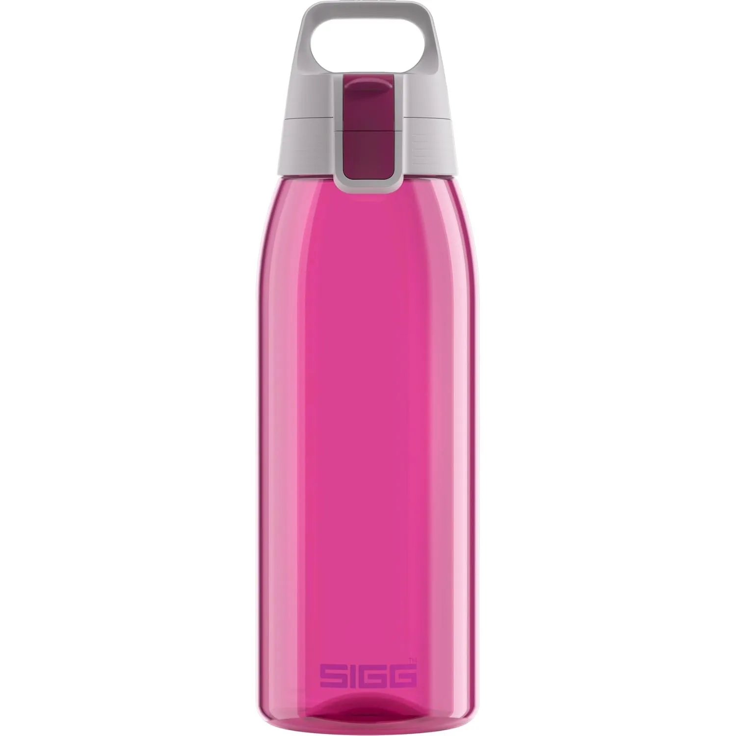 Sigg - Tritan Trinkflasche - Total Color ONE Berry - Für Kohlensäurehaltige Getränke Geeignet - Spülmaschinenfest - Aus…