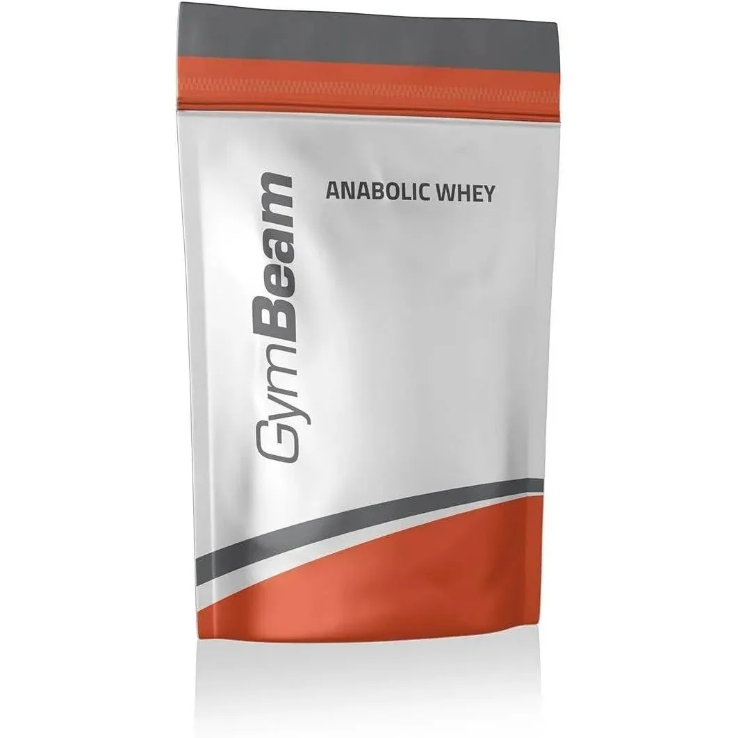 GymBeam Anabolic Whey Protein Pulver – Whey Konzentrat mit BCAA, Glutamin & Taurin, bis zu 22 g Eiweiß pro Portion, ohn…