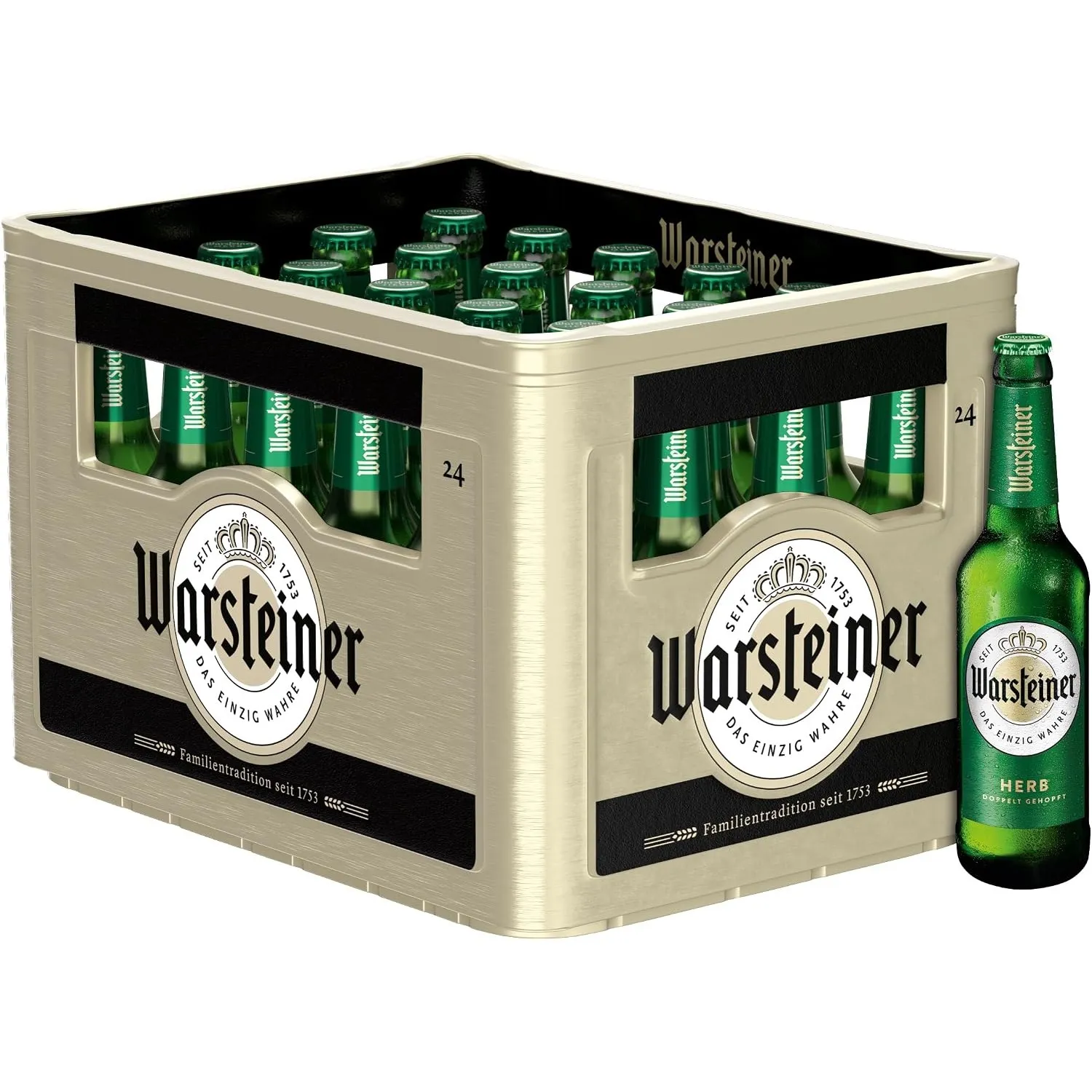 Warsteiner Herb Bierpaket (1 x 24x0.33l)