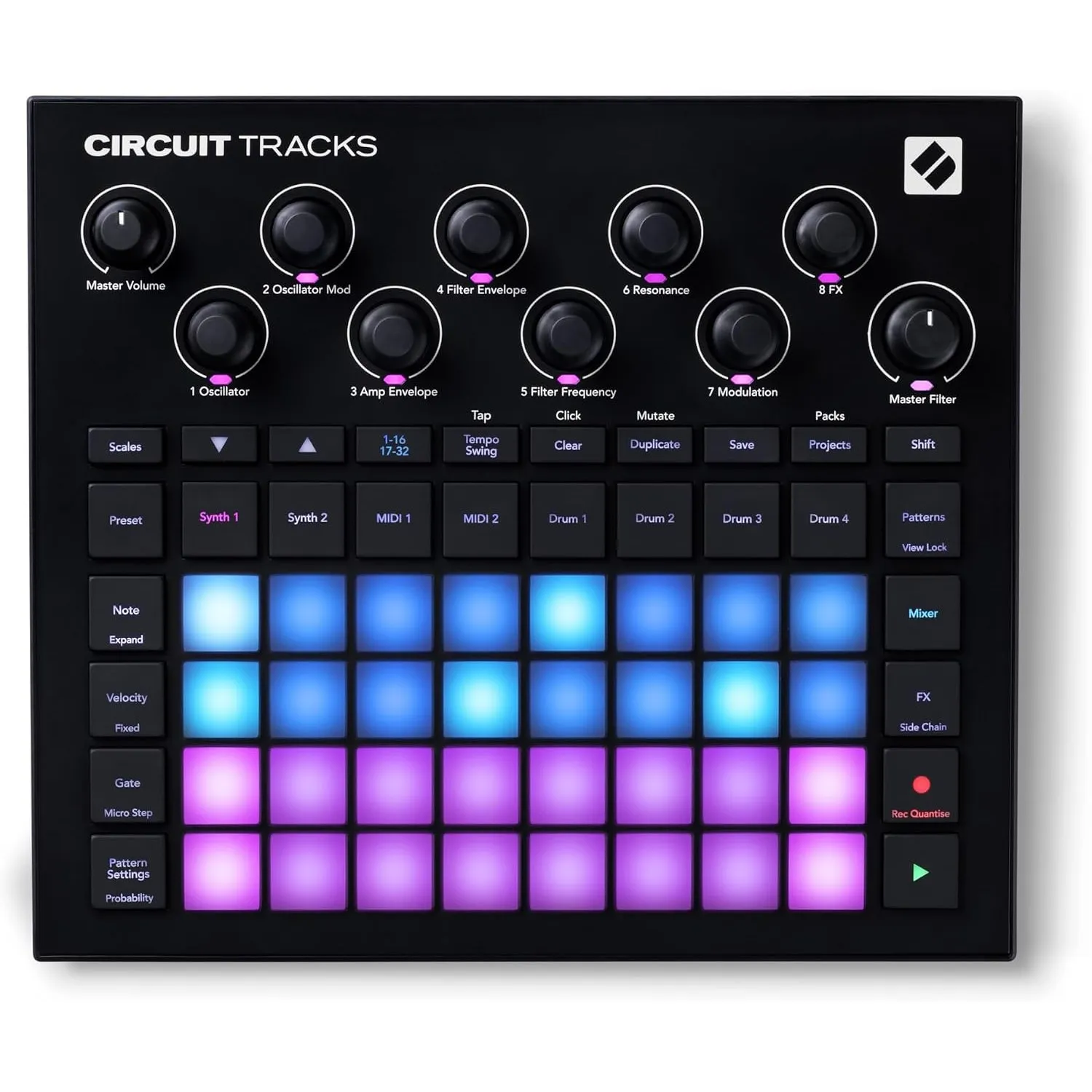 Novation Circuit Tracks Groovebox Sequenzer und Synthesizer