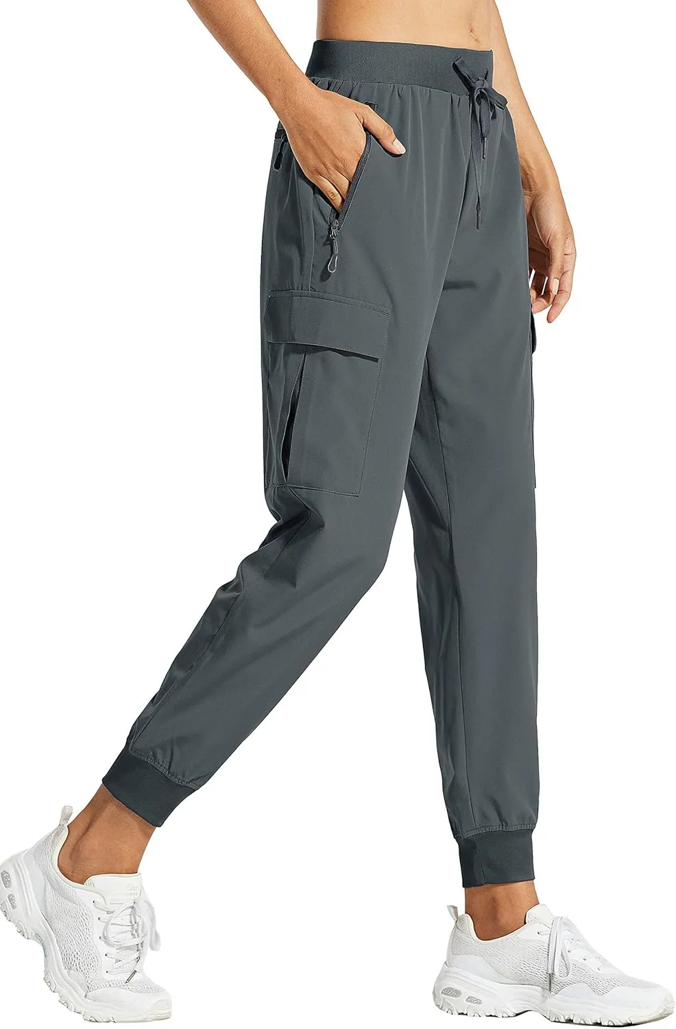 Libin Damen Cargohose Jogginghose Leichter Trekkinghose Wanderhose Wasserdicht Outdoorhose Schnelltrocken Sportlich Fre…