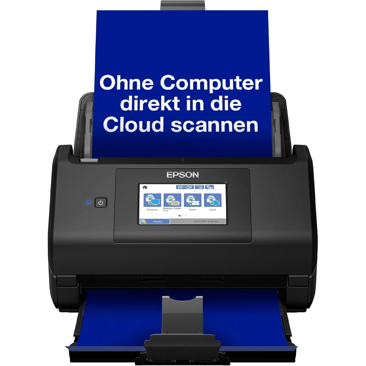 Epson Workforce ES-580W Scanner, Dokumentenscanner (scannt ohne PC, 35 Seiten BZW. 70 Bildern pro Minute, bis DIN A4, b…