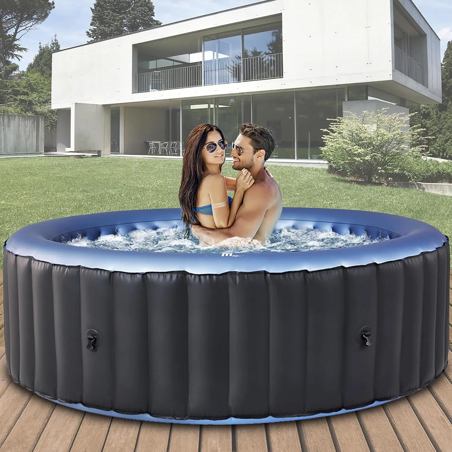 Miweba Whirlpool MSpa Bergen | 4 Personen Spa | Ø 180x70cm