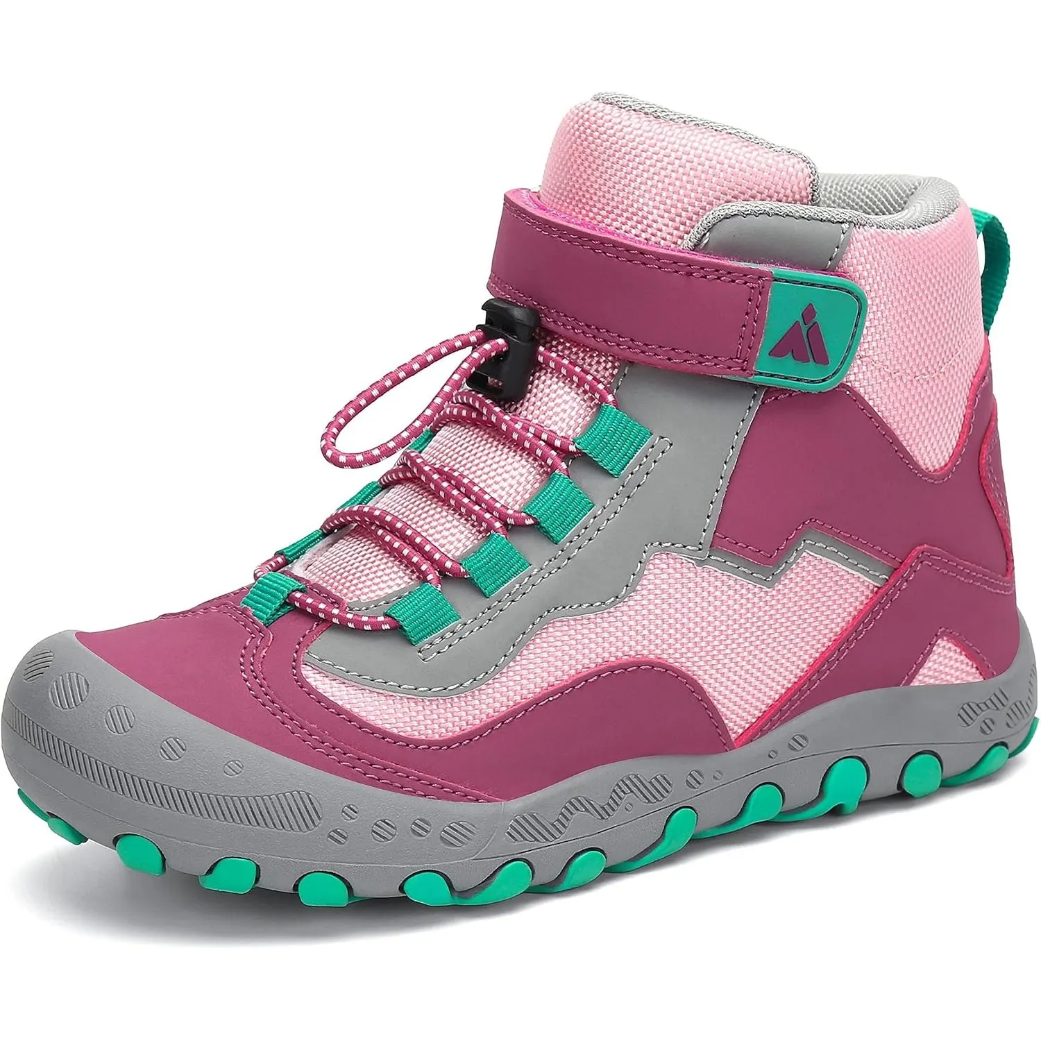 Mishansha Kinder Wanderschuhe rutschfest Leicht Trekking Wanderstiefel für Jungen Mädchen Gr.24-38