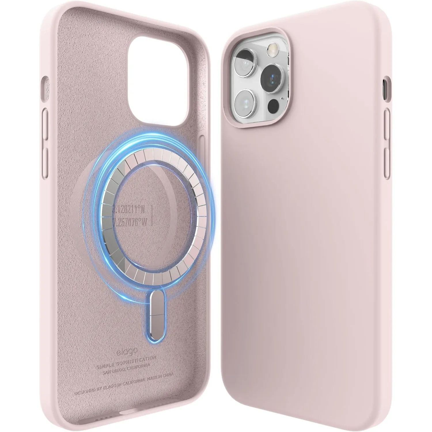 elago Magnetische Silikon Hülle für iPhone 12/12 Pro