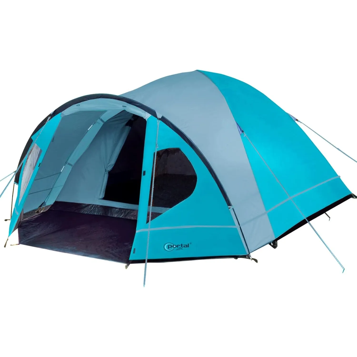 Portal Zelt 3-4 Perosonen Camping wasserdicht 4000mm Kuppelzelt mit Vorzelt Familienzelt Festivalzelt für Camping Reise…