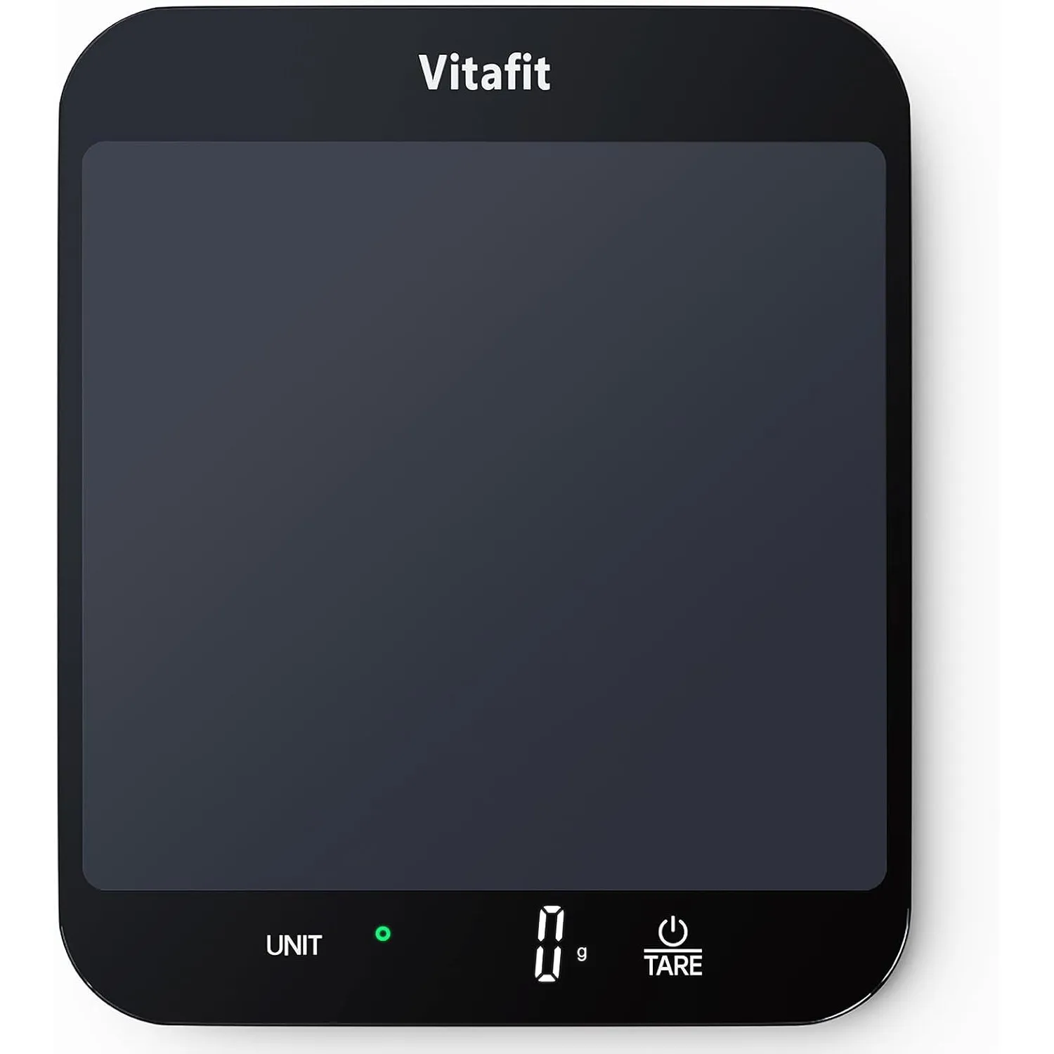Vitafit 15kg Küchenwaage Digital Genauigkeit 1g, Große Plattform 215x180mm