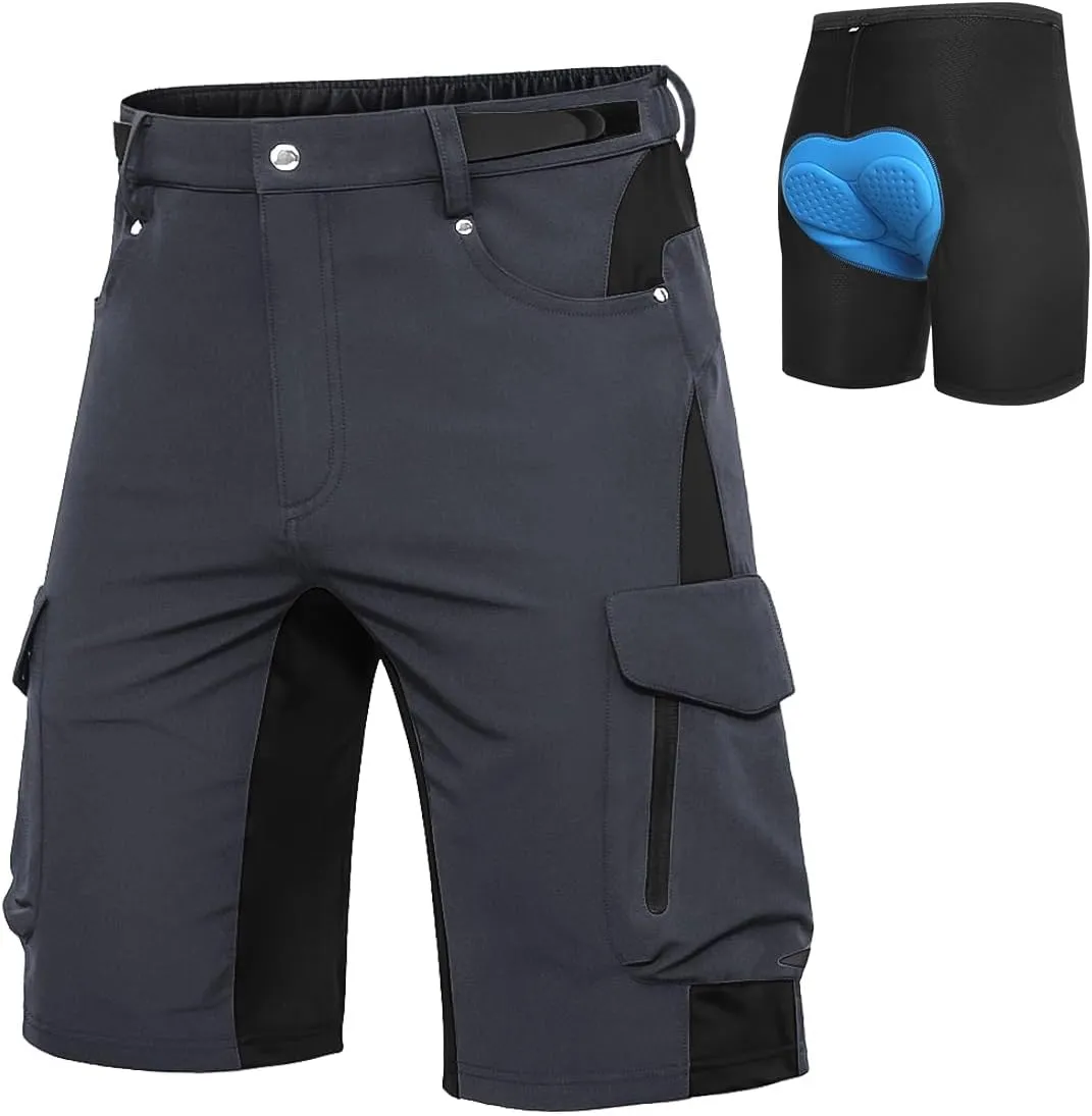 Cycorld MTB Hose Herren Fahrradhose, Schnelltrocknende MTB Shorts Herren Mountainbike Hose Baggy Bike Shorts, Atmungsak…