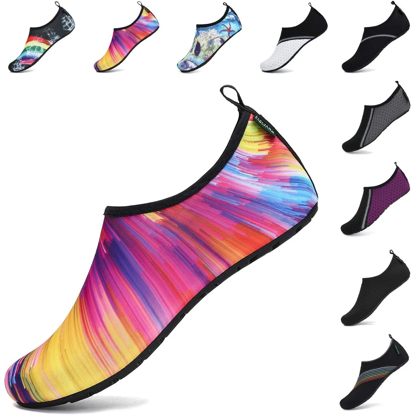 SAGUARO Unisex Badeschuhe Herren Schwimmschuhe Damen Schnell Trocken Wasserschuhe Outdoor Aqua Schuhe, 37-47EU