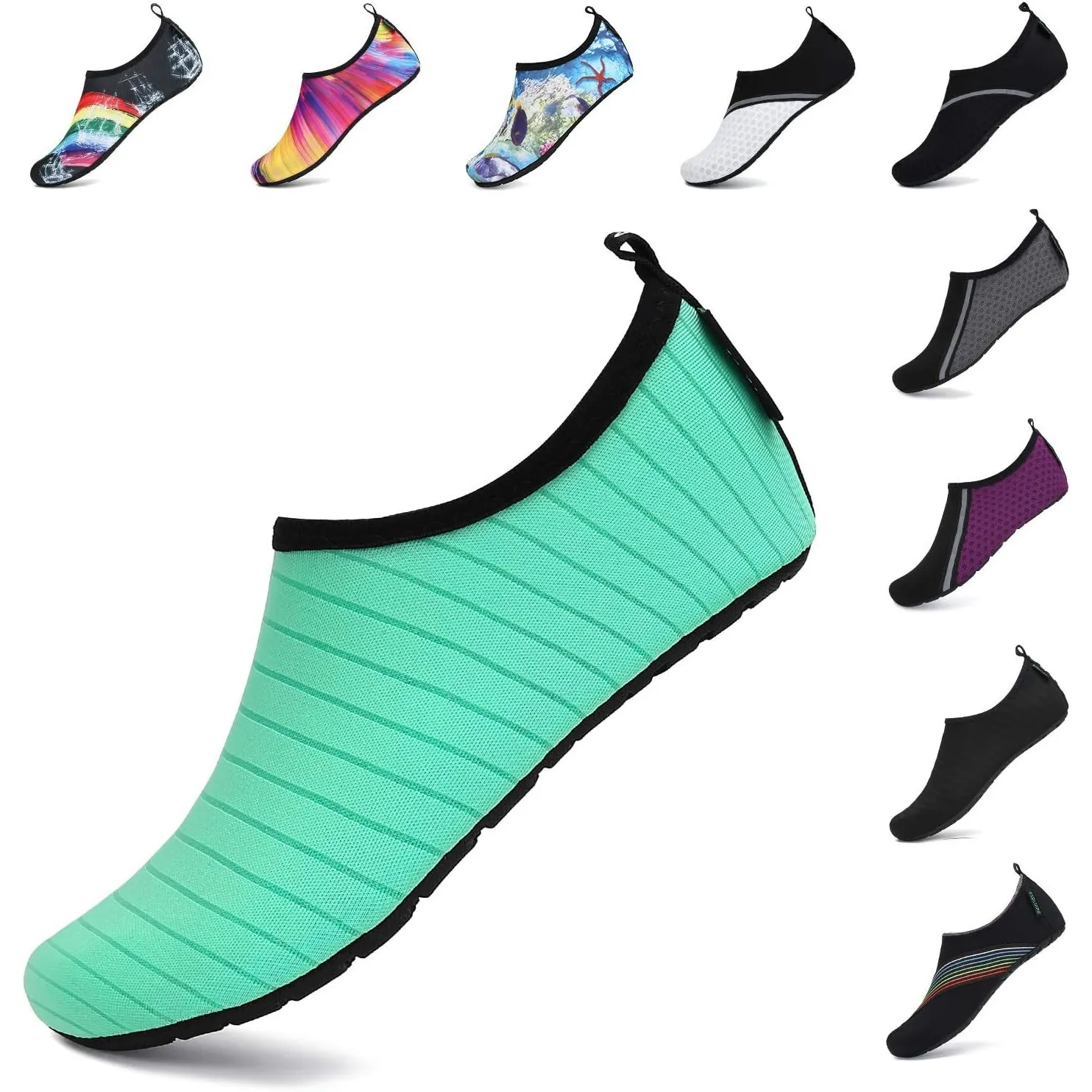 SAGUARO Unisex Badeschuhe Herren Schwimmschuhe Damen Schnell Trocken Wasserschuhe Outdoor Aqua Schuhe, 37-47EU