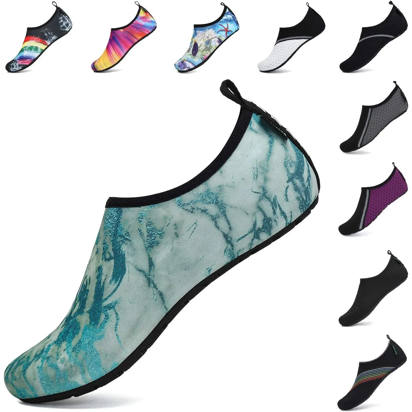 SAGUARO Unisex Badeschuhe Herren Schwimmschuhe Damen Schnell Trocken Wasserschuhe Outdoor Aqua Schuhe, 37-47EU