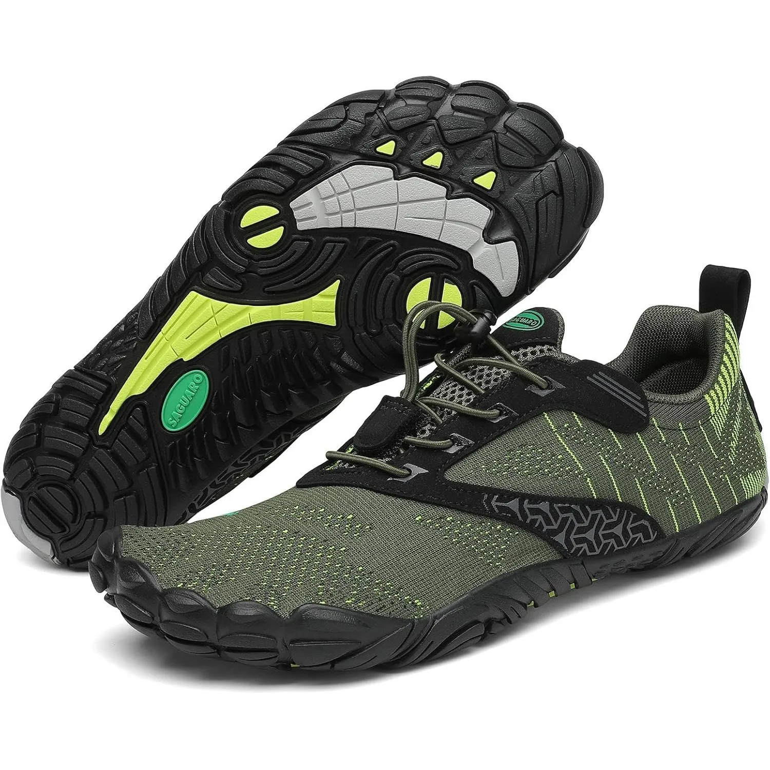 SAGUARO Unisex Barfußschuhe Damen Minimalistische Fitnessschuhe Herren Outdoor Wanderschuhe Traillaufschuhe Gr.36-48