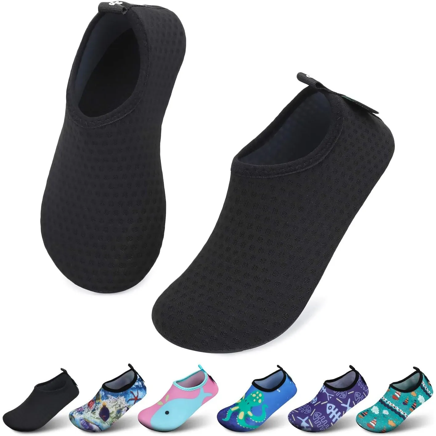 SAGUARO Kinder Badeschuhe Mädchen Schwimmschuhe Junge Schnell Trocken Outdoor Aqua Schuhe Pool Yoga，21-35EU