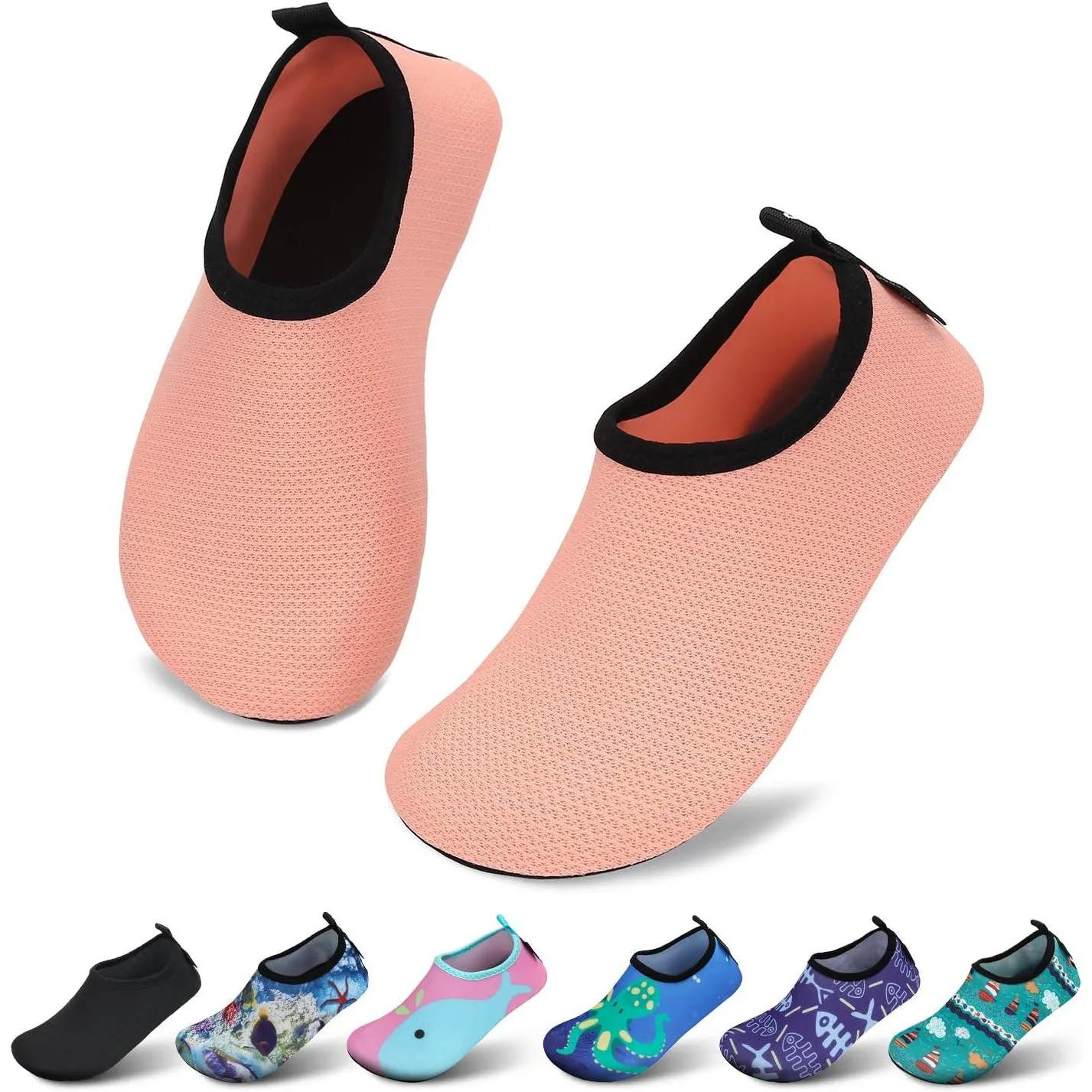 SAGUARO Kinder Badeschuhe Mädchen Schwimmschuhe Junge Schnell Trocken Outdoor Aqua Schuhe Pool Yoga，21-35EU